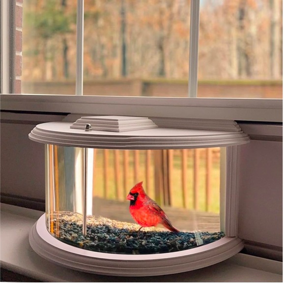 Window Bird Feeders for Viewing - 180° Clear View Bird Feeder decoration gift - Picture 1 of 7